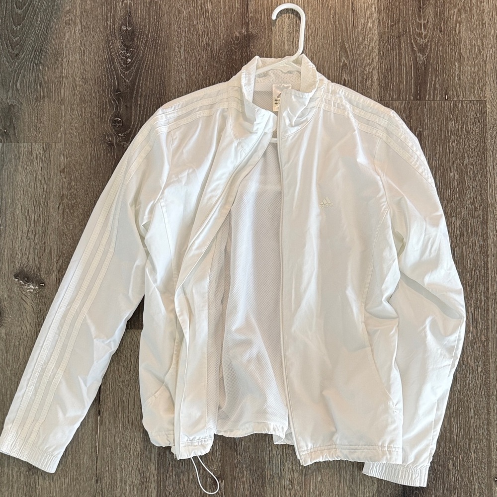 adidas Women's White Bomber Jacket